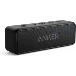 Anker Soundcore 2 Portable Bluetooth Speaker with Superior Stereo Sound, BassUp Technology, 12-Watts, IPX5 Water-Resistant Shower Speaker, 24-Hour Playtime, Wireless Speaker for Home,Outdoors,Travel