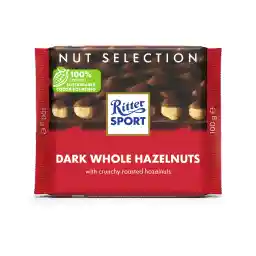 Ritter Sport Dark Whole Hazelnuts, 100 Gm