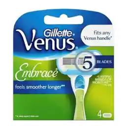 تیغ یدک مدل ونوس ایمبریس بسته 4 عددی | ژیلت