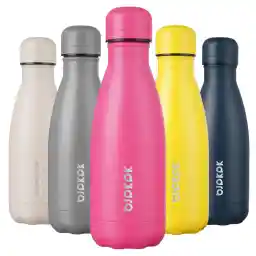 BJPKPK 12oz Insulated Stainless Steel Water Bottles Travel Sports Water Bottles,Bright Pink