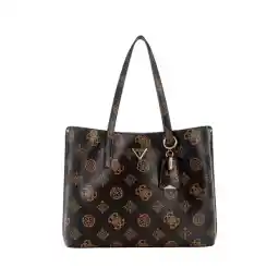GUESS Meridian Girlfriend Tote, Mocha Logo, One size