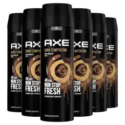اسپری بدن دئودورانت AX Dark Temptation - 6 x 200ml