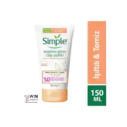 Simple Protect & Glow 2 in 1 Shine & Clean 150 ML برای براق شدن پوست از دست رفته