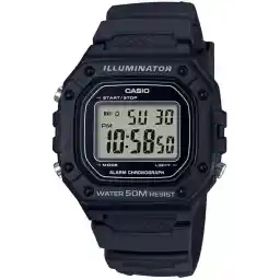 Casio Men's Watch - W-218H-1AVDF Grey Dial, Black Band