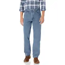 Wrangler Men's Rugged Wear Stretch Jean Stonewashed Big