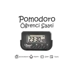 ساعت دانشجویی Kenko Pomodoro - ساعت مطالعه با کرونومتر - ساعت رومیزی دیجیتال