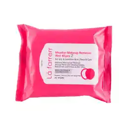 دستمال مرطوب پاک کننده آرایش پوست خشک و حساس بسته 20 عددی کد 2 | لافارر