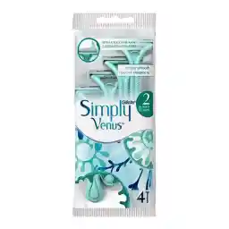 تیغ یکبار مصرف 4 عددی 2 لبه ونوس | ژیلت