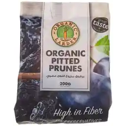 ORGANIC LARDER Dried Prunes 200 g Black