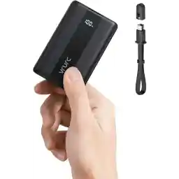 VRURC Power Bank 20000mAh smallest USB C 22.5W Portable charger PD & QC 3.0 Fast Charging power delivery Battery Bank LED Display Lightweight Compact Compatible with iPad, iPhone,Samsung