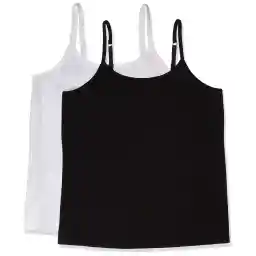 Amazon Essentials Women's Tank Top Camisole Pack, Plus Size, Pack of 2