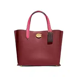 COACH Womens Willow Tote Handbag