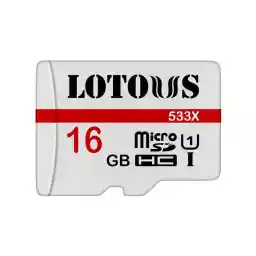 کارت حافظه microSDHC لوتوس مدل 533X کلاس 10 استاندارد UHS-I سرعت 100MBps ظرفیت 16 گیگابایت