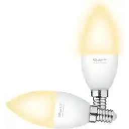 Trust WIFI Smart LED Bulb E14, Wifi Bulb, Dimbare LED Candle Lightbulb, Werkt met Alexa en Google Nest, Warm tot Koel Wit, 1800 K-6500 K, Duo Pack - White Ambience