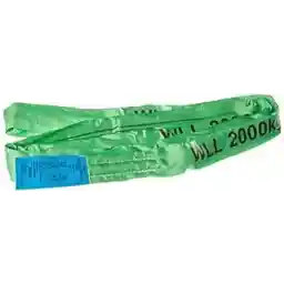 Braun 20031RS ronde hijsling 2000 kg draagkracht, 3 m omtrek, eindeloos met polyester kern, groen