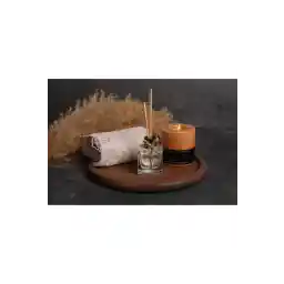 بشقاب شارژر چوبی سایز بزرگ SAMMWOOD و قفسه ارائه