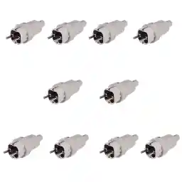 دوشاخه برق صنعتی فرحان الکتریک مدل MAB.10 بسته 10 عددی