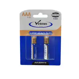 باتری نیم قلمی ونوس مدل PVB02 بسته 2 عددی