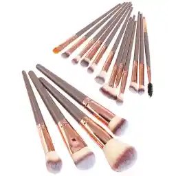 ست براش آرایشی B2 رنگ قهوه ای 13 عددی | متفرقه