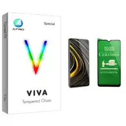 محافظ صفحه نمایش سرامیکی جانبو مدل Viva Glass مناسب برای گوشی موبایل شیائومی Poco M3