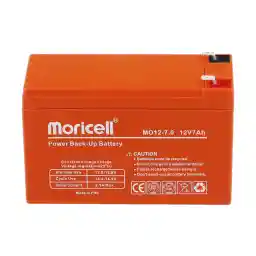 باتری یو پی اس 12 ولت 7 آمپر موریسل مدل MOUPS12-7