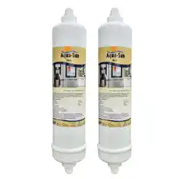 فیلتر یخچال ساید بای ساید آکوا سان ری مدل 2500G مجموعه 2 عددی