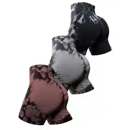 OVESPORT Workout Shorts for Women Scrunch Butt Lifting High Waisted Yoga Gym Seamless Booty Biker Shorts