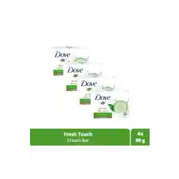 کرم باربری دوو بیوتی تاچ تازه مرطوب کننده 90 گرم در 4