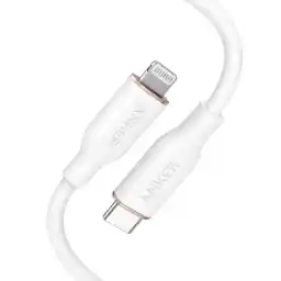 Anker PowerLine Soft USB-C-naar-Lightning-kabel 3ft B2C - UN White Iteration 1