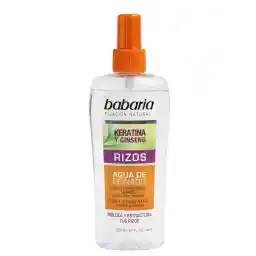 محلول حالت دهنده موهای فر کراتین و جینسینگ | باباریا