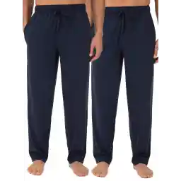 Fruit Of The Loom mens Extended Sizes Jersey Knit Sleep Pant (1 & 2 Packs) Pajama Bottom