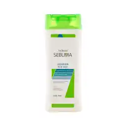 مایع شوینده غیر صابونی Liquipain سبوما مناسب پوست بدن چرب و دارای آکنه 250میل | آردن