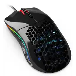 Glorious Gaming Mouse - Model O 67 g Light Weight Gaming Mouse Honeycomb, Glossy Black Mouse, Wired Mouse