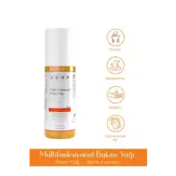 VOOP Multi Fonksiyonel Bakım Yağı 100 ml | Saç - Yüz - Vücut - Shea Yağ, Beta Karoten