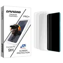 محافظ صفحه نمایش شیشه ای جی اف مدل Diamond Glass MIX مناسب برای گوشی موبایل شیائومی Poco M4 Pro 5G \ X4 Pro 5G بسته سه عددی