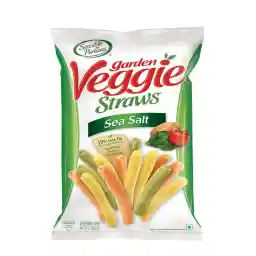 Sensible Portions Garden Veggie Straws Snack, Sea Salt, Gluten Free, 30% Less Fat than Regular Potato Chips -120g