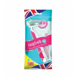 تیغ اصلاح زنانه دو لبه 6 تایی مدل کامفی گریپ | اینگلیش