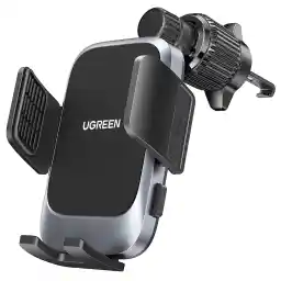 UGREEN Car Phone Holder Car Mount, [360° Adjustable Arm for Air Vent], [One-button Release], Metal Hook Mobile Holder, Fit for iPhone 16/15/14, Samsung S25/24/23, 4.7-7.2" Smartphone Accessories