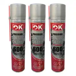 اسپری خشک اوکی مدل Contact Cleaner 600 بسته 3 عددی