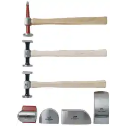 GEARWRENCH 7 Pc. Auto Body Tool Set, Hammers and Dollys, 82302