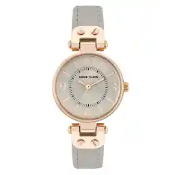 Anne Klein Womens Quartz Watch, Analog Display and Leather Strap