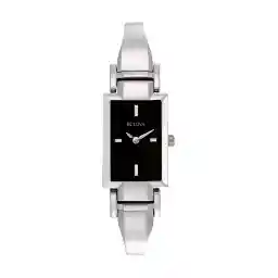 Bulova Classic Quartz Ladies Watch, Stainless Steel Bangle, Silver-Tone (Model: 96L138), Silver, Classic Quartz Silver-Tone Stainless Steel Two-Tone Stainless Steel Bangle