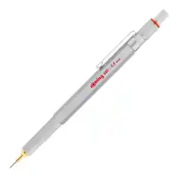 rOtring 800 1904449 Vulpotlood Met Invoer, 0.5 mm, Zilver
