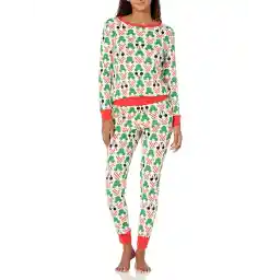 Amazon Essentials Disney | Marvel | Star Wars Women's Snug-Fit Cotton Pajama Sleepwear Sets