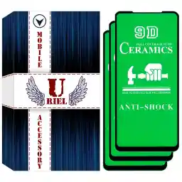محافظ صفحه نمایش سرامیکی یوریل مدل UCR-S مناسب برای گوشی موبایل شیائومی Poco X3 Pro بسته سه عددی