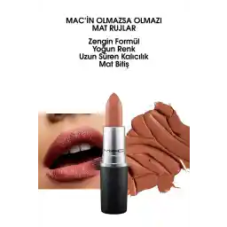 رژ لب مات ابریشمی Mac M·A·CXIMAL با خاصیت مرطوب کنندگی و ارائه رژلب رنگی تند - مات