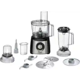 Bosch Food Processor 800 W, Food Processor with Mixer Grinder, Vegetable Chopper, Blender and More, Made in Europe MCM3501MGB