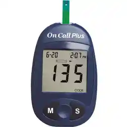 تست قندخون ایکان مدل On Call Plus G113-11 به همراه نوار تست مدل On Call Plus G133-115