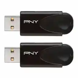 فلش مموری پی ان وای مدل ATTACHE4 ظرفیت 64 گیگابایت بسته 2 عددی