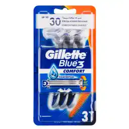 خود تراش مدل Blue 3 Comfort بسته 3 عددی | ژیلت